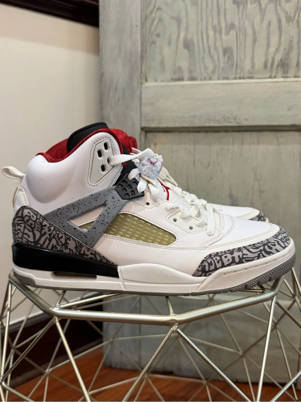 NIKE AIR JORDAN SPIZIKE WHITE CEMENT SIZE 11